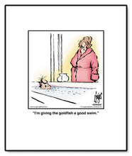 Load image into Gallery viewer, I’m giving the goldfish a good swim.