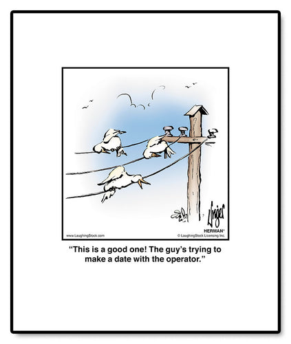 This is a good one! The guy’s trying to make a date with the operator.