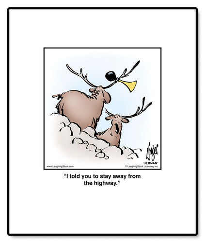 I told you to stay away from the highway.