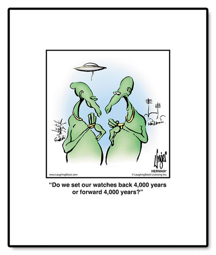 Do we set our watches back 4,000 years or forward 4,000 years?