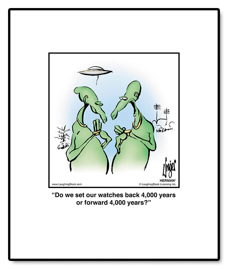 Do we set our watches back 4,000 years or forward 4,000 years?