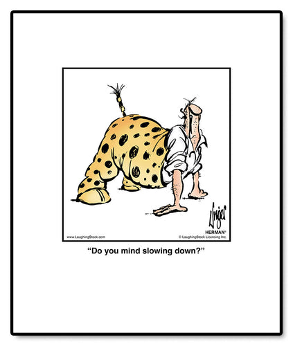 Do you mind slowing down?