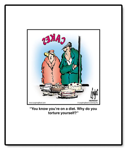 You know you’re on a diet. Why do you torture yourself?