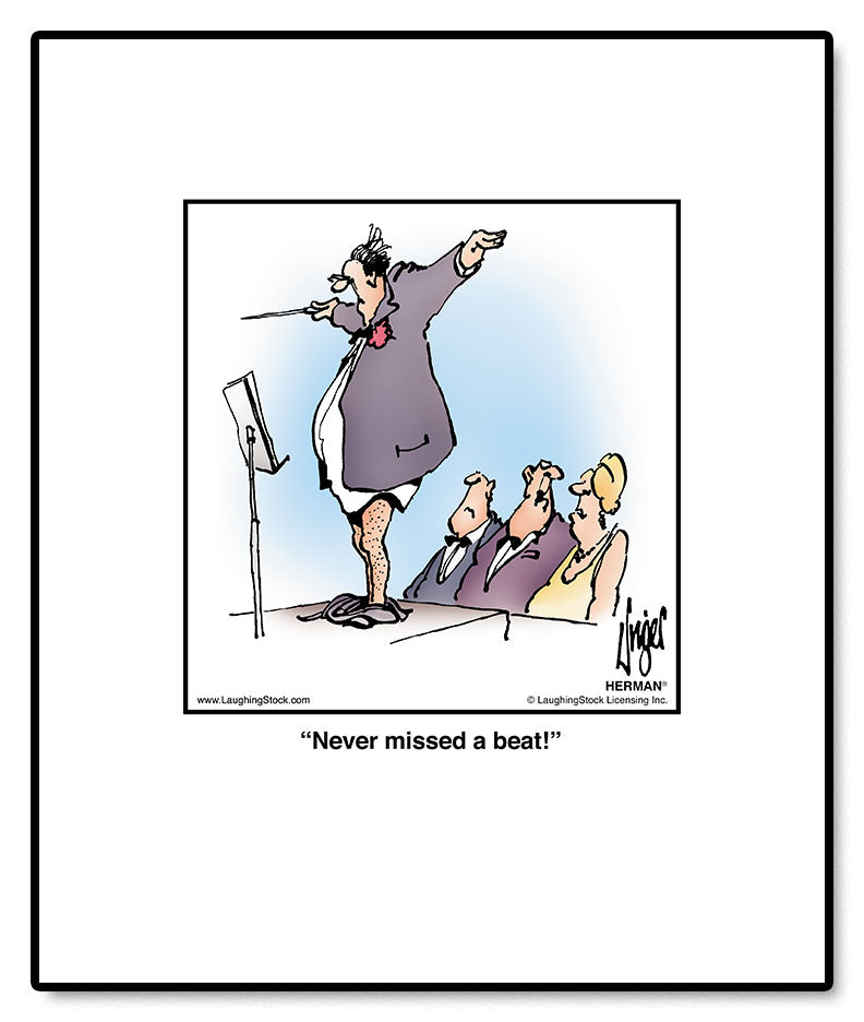 Never missed a beat!