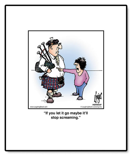 If you let it go maybe it’ll stop screaming.