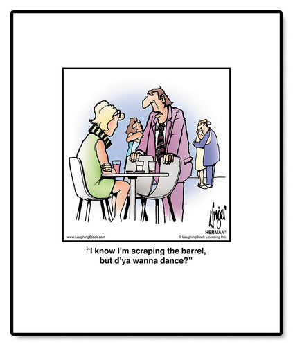 I know I’m scraping the barrel, but d’ya wanna dance?