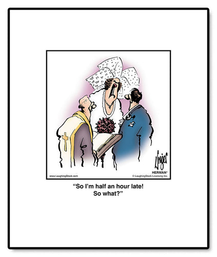 So I’m half an hour late! So what?