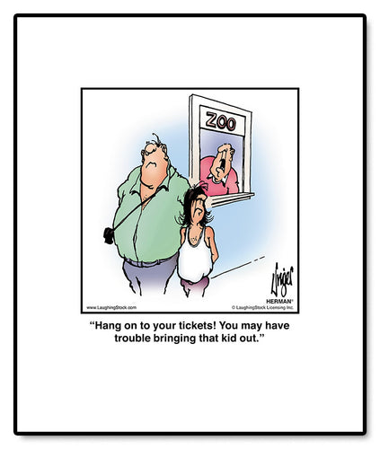 Hang on to your tickets! You may have trouble bringing that kid out.