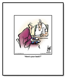 How's your back? – LaughingStock