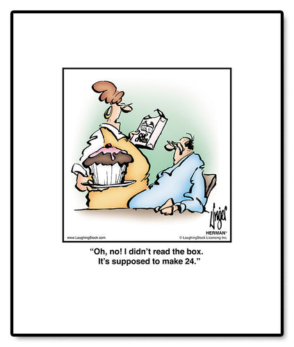 Oh, no! I didn’t read the box. It’s supposed to make 24.