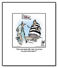 Load image into Gallery viewer, This one looks OK. Can I try it out on your front door?