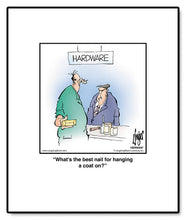 Load image into Gallery viewer, What’s the best nail for hanging a coat on?