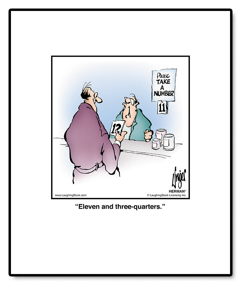 Eleven and three-quarters.