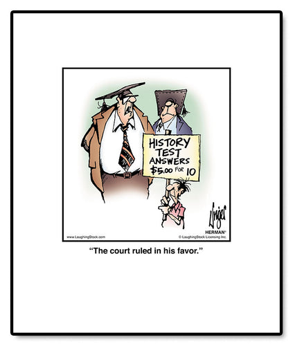 The court ruled in his favor.