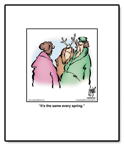 It’s the same every spring.