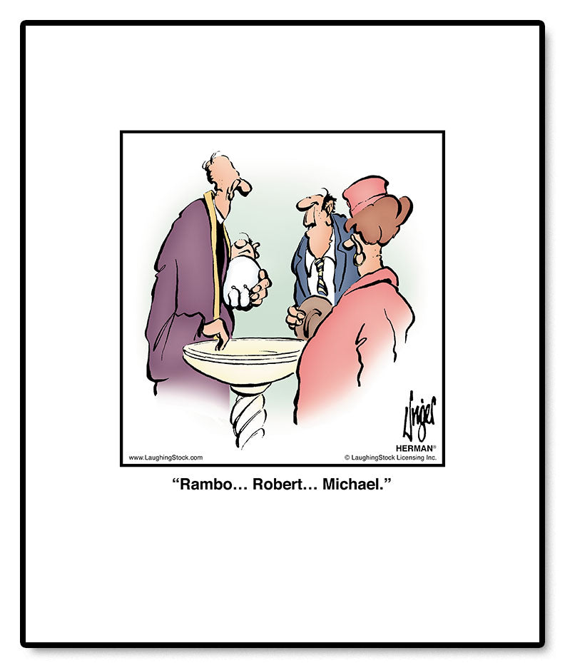 Rambo… Robert… Michael.