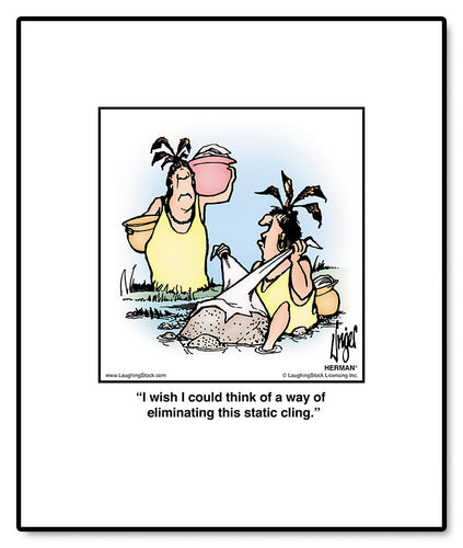 I wish I could think of a way of eliminating this static cling.