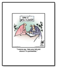 Load image into Gallery viewer, I wanna say, ‘take your job and shove it’ in poinsettias.