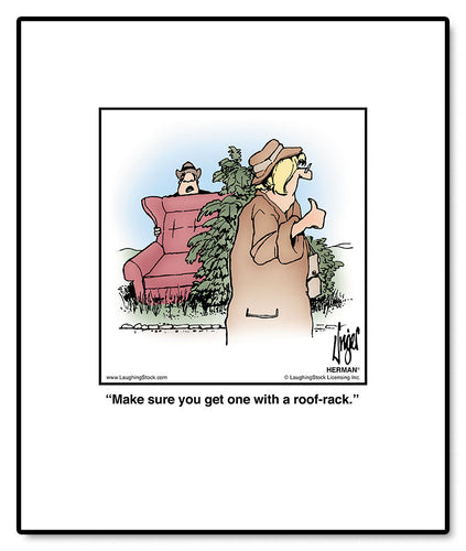 Make sure you get one with a roof-rack.