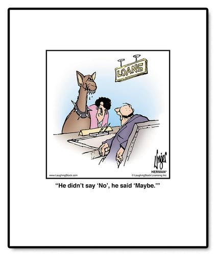 He didn’t say ‘No’, he said ‘Maybe.’