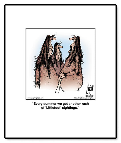 Every summer we get another rash of ‘Littlefoot’ sightings.