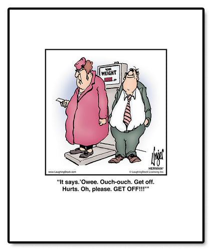 It says.’Owee. Ouch-ouch. Get off. Hurts. Oh, please. GET OFF!!!’