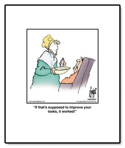 If that’s supposed to improve your looks, it worked!