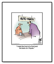 Load image into Gallery viewer, I need the front of a Ford and the back of a Toyota.