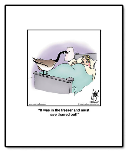 It was in the freezer and must have thawed out!