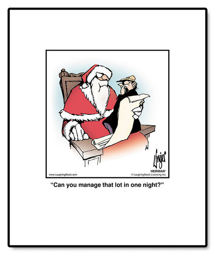 Can you manage that lot in one night?