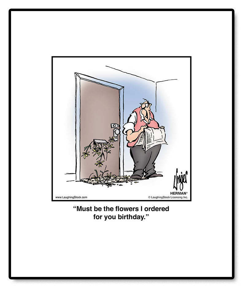 Must be the flowers I ordered for you birthday.