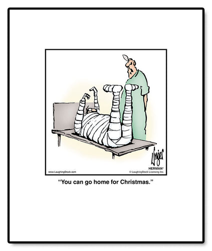 You can go home for Christmas.