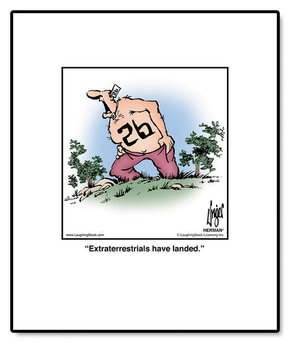 Extraterrestrials have landed.