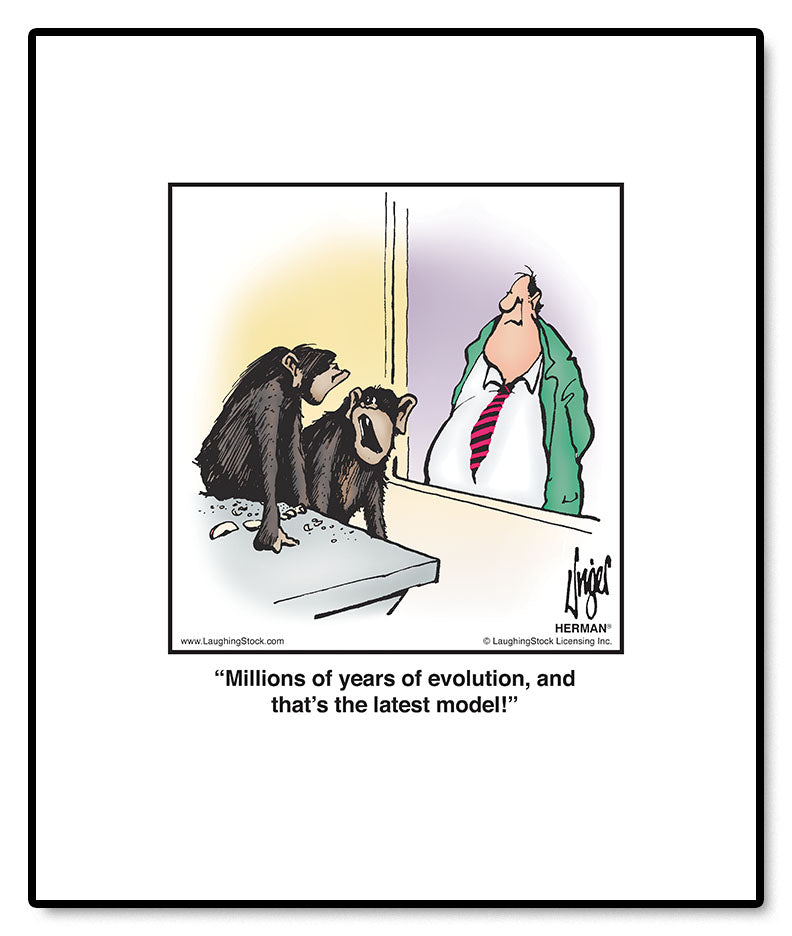 Millions of years of evolution, and that’s the latest model!