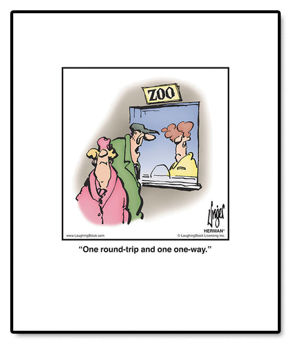 One round-trip and one one-way.