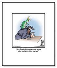 Load image into Gallery viewer, Hey, Rosie. Gimme a small grape juice and stick it on his tab.