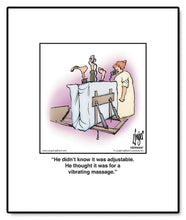 Load image into Gallery viewer, He didn’t know it was adjustable. He thought it was for a vibrating massage.