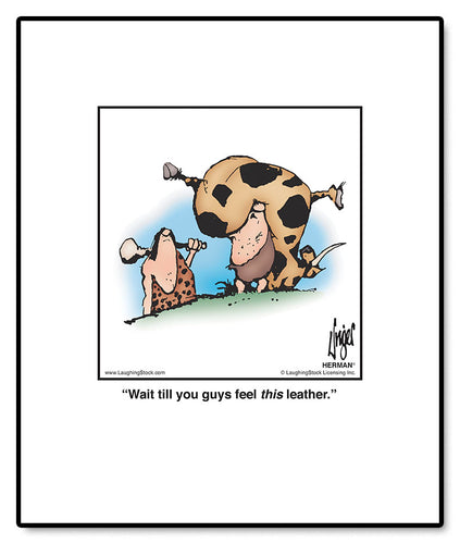 Wait till you guys feel this leather.