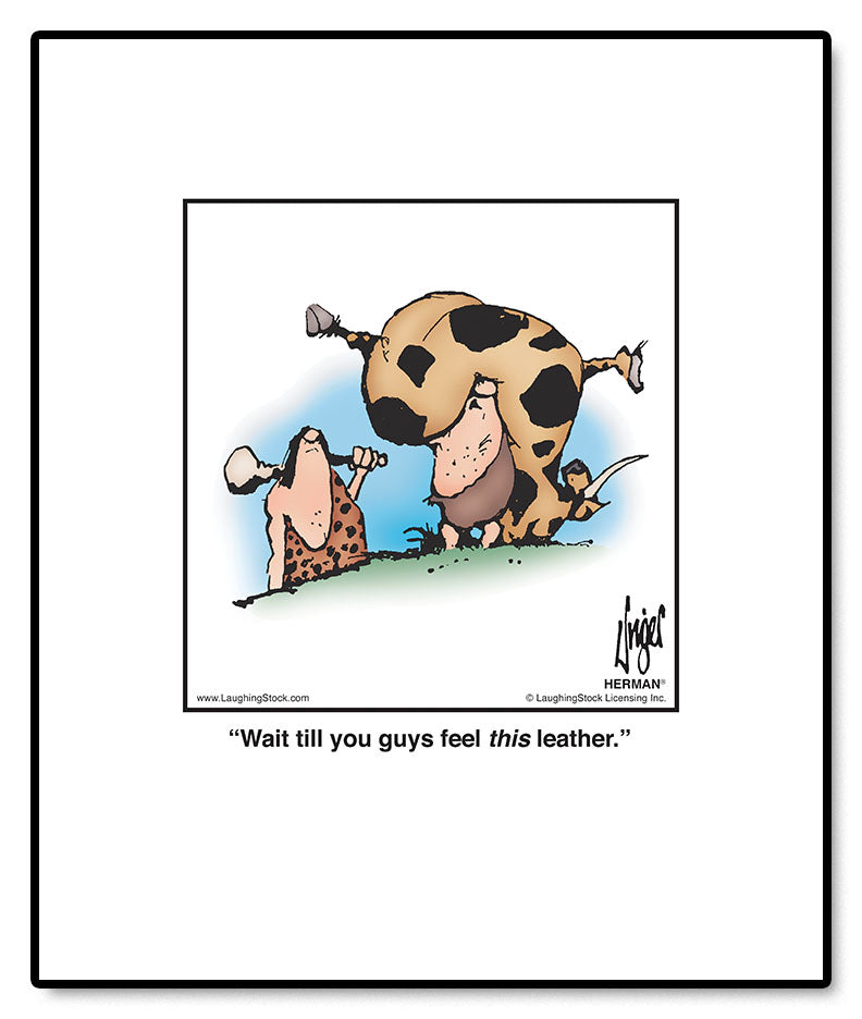 Wait till you guys feel this leather.