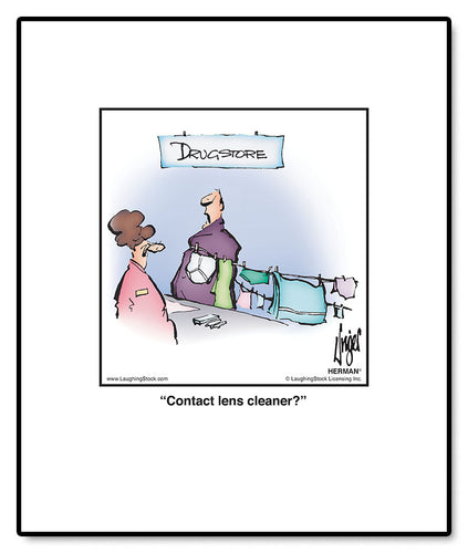 Contact lens cleaner?