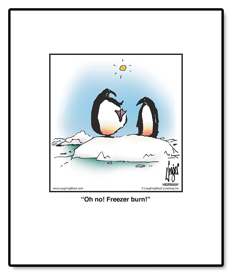 Oh no! Freezer burn!