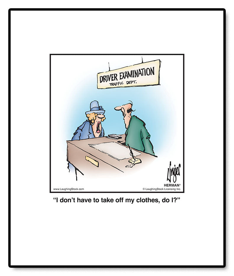 I don’t have to take off my clothes, do I?