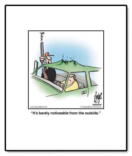 It’s barely noticeable from the outside.