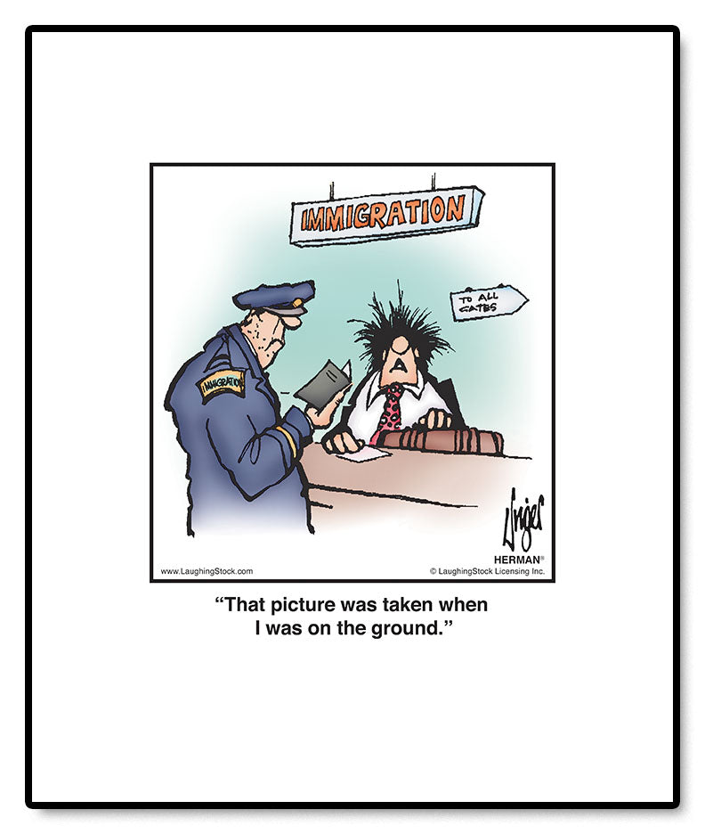 That picture was taken when I was on the ground.