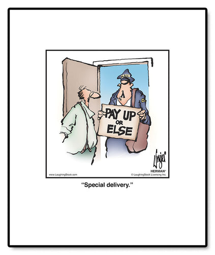 Special delivery.