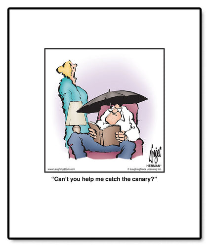 Can’t you help me catch the canary?