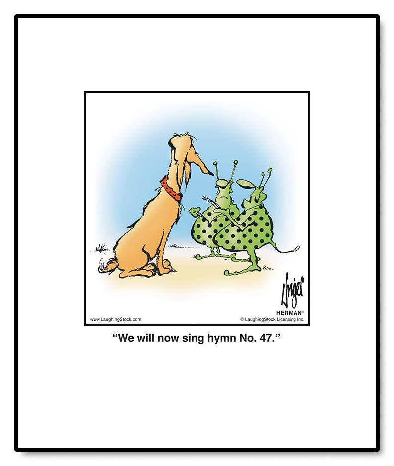 We will now sing hymn No. 47.