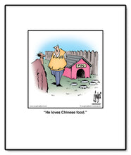 Load image into Gallery viewer, He loves Chinese food.