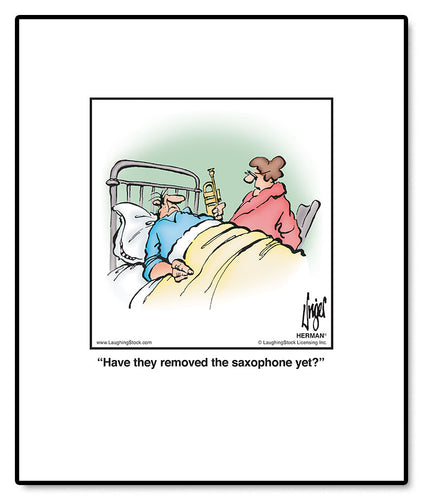 Have they removed the saxophone yet?