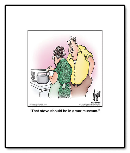 That stove should be in a war museum.